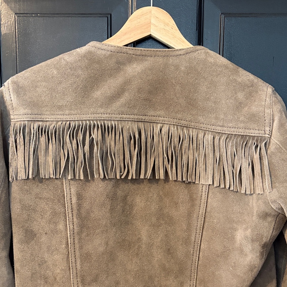 Mango Suede Fringe Jacket - Picture 5 of 8